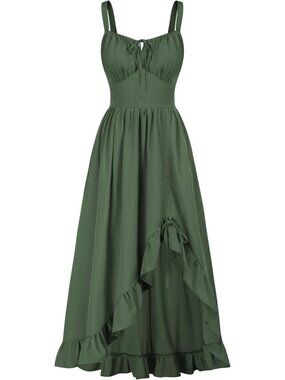Gothic Renaissance Corset Dress for Women | Flowy Sundress, Vintage Style